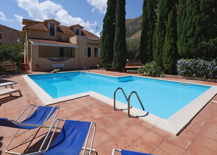 Vfh Cala Del Cuore Con Piscina, 50 M Dal Mare Santa Flavia